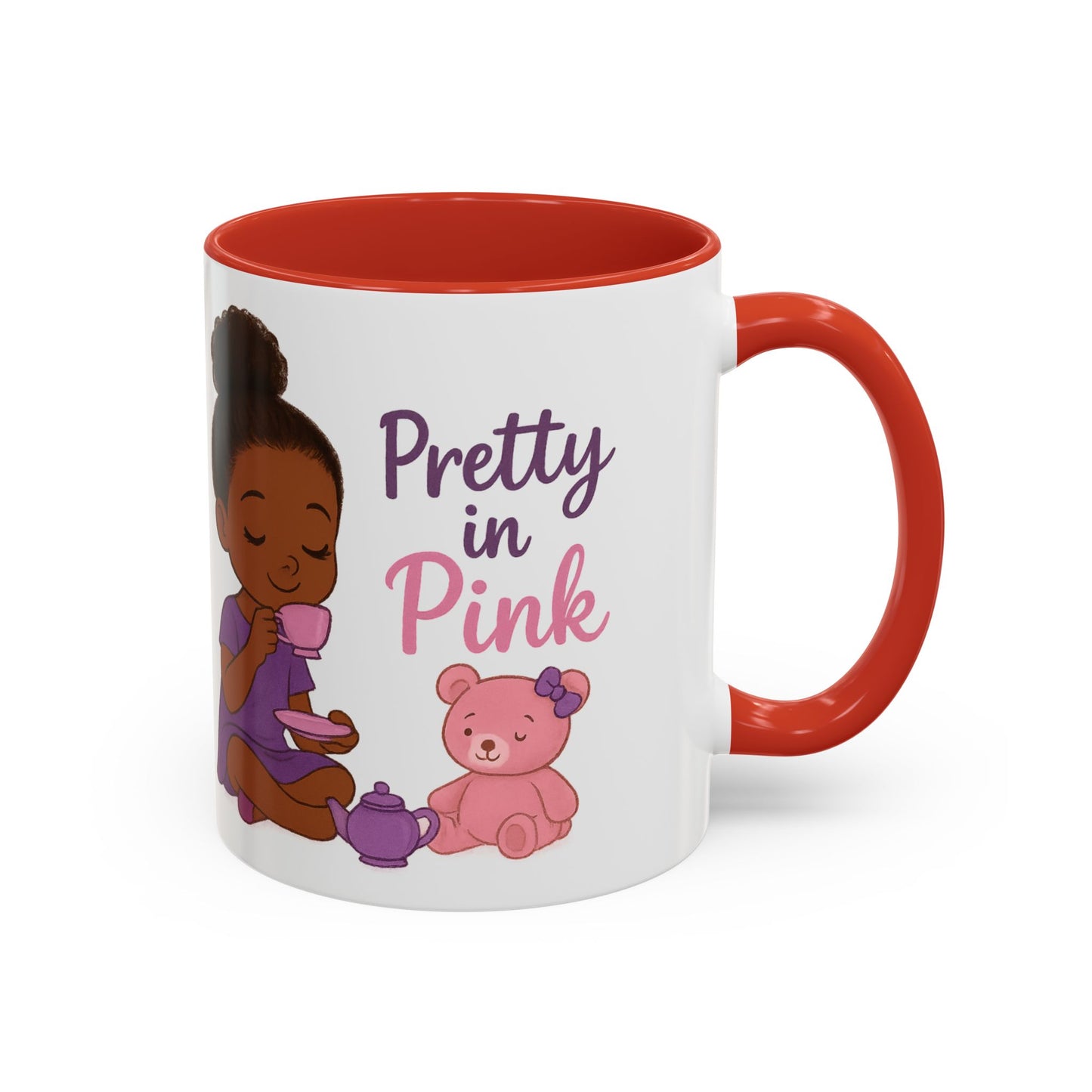 Mug - Girl First Tea Party Accent Coffee Mug (11, 15oz)