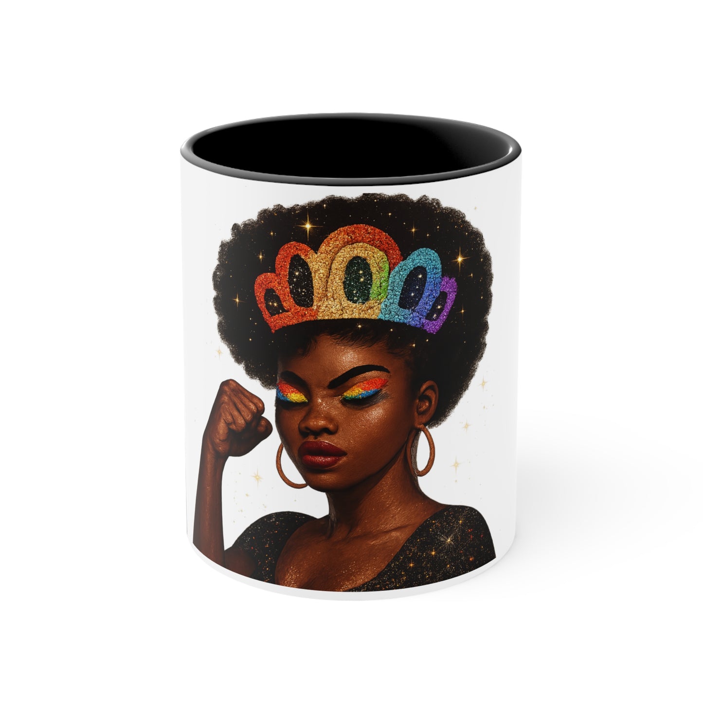 This Is My Thoughts, Colorful Accent Mugs, 11oz
