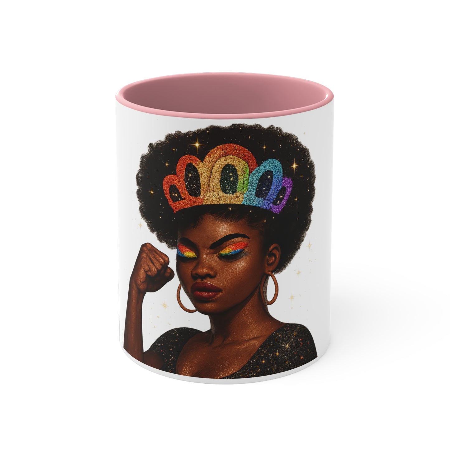 This Is My Thoughts, Colorful Accent Mugs, 11oz