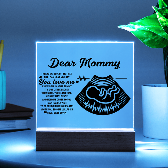 Dear Mommy | Square Acrylic Plaque