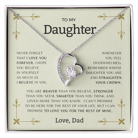 To My Daughter | Forever Love Necklace