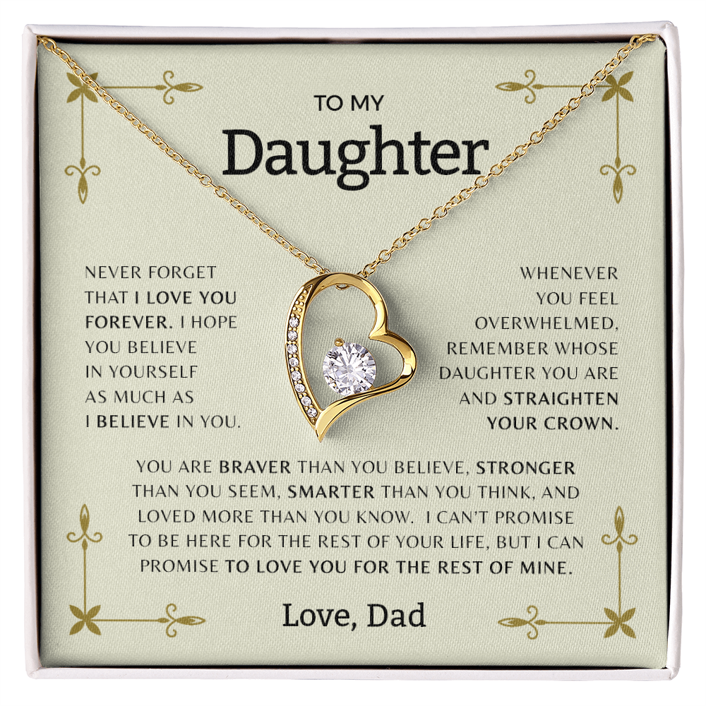 To My Daughter | Forever Love Necklace